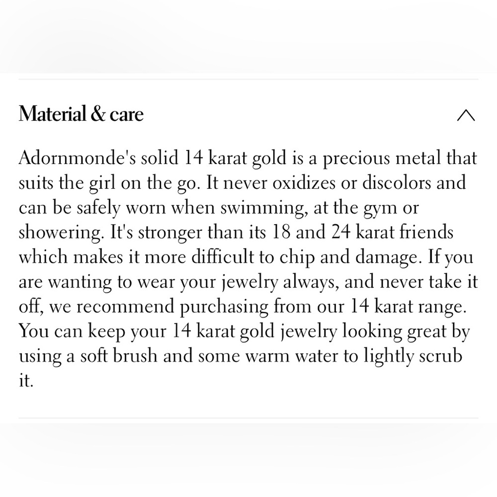 *Brand New* 14K Gold Clicker Hoop Earrings from Adornmonde - Picture 9 of 10